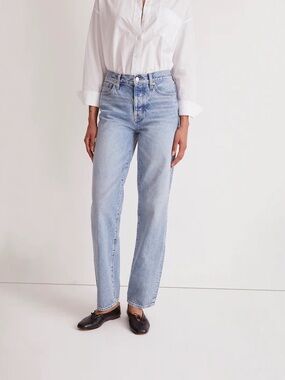 Madewell Low-Slung Straight Jeans